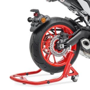 Montageständer hinten für Benelli TRK 502 / X Rangierhilfe Constands XB2 V rot_1