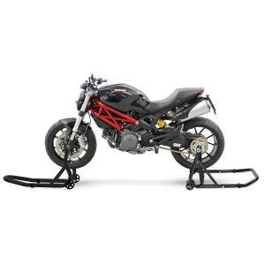 Einarm Montageständer Set passend für Ducati Monster 1100 / Evo 09-13 Motorradständer hinten vorne Constands CLB-DPLS