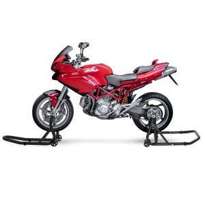 Einarm Montageständer Set passend für Ducati Multistrada 1000 03-06 Motorradständer hinten vorne Constands CLB-DPLS