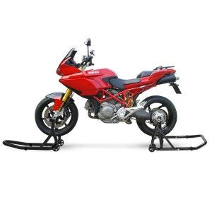 Einarm Montageständer Set passend für Ducati Multistrada 1100 07-09 Motorradständer hinten vorne Constands CLB-DPLS
