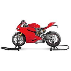 Einarm Montageständer Set passend für Ducati 1199 Panigale 12-14 Motorradständer hinten vorne Constands CLB-DPLS