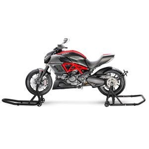 Einarm Montageständer Set passend für Ducati Diavel / S 11-22 Motorradständer hinten vorne Constands CLB-DPLS