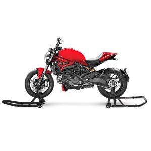 Einarm Montageständer Set passend für Ducati Monster 1200 / S 14-20 Motorradständer hinten vorne Constands CLB-DPLS