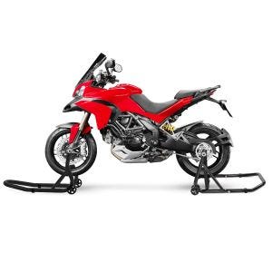 Einarm Montageständer Set passend für Ducati Multistrada 1200 10-17 Motorradständer hinten vorne Constands CLB-DPLS