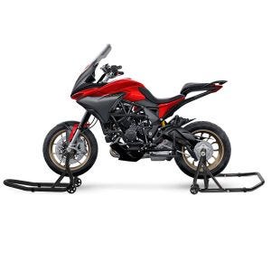 Einarm Montageständer Set passend für MV Agusta Turismo Veloce 14-24 Motorradständer hinten vorne Constands CLB-DPLS