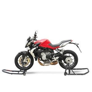 Einarm Montageständer Set passend für MV Agusta Brutale 675 12-18 Motorradständer hinten vorne Constands CLBM-DPLS-NW