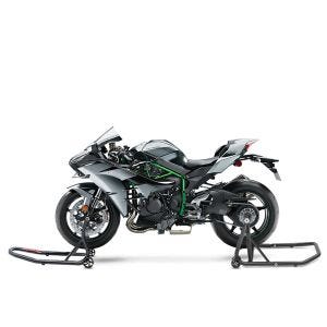 Einarm Montageständer Set passend für Kawasaki Ninja H2 / Carbon / H2R Motorradständer hinten vorne Constands CLBM-DPLS-NW