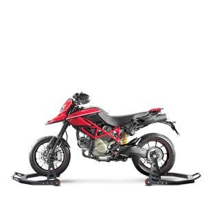 Einarm Montageständer Set passend für Ducati Hypermotard 1100/ Evo 07-12 Motorradständer hinten vorne Constands SB1-DPLS