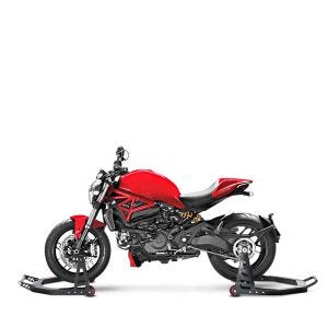 Einarm Montageständer Set passend für Ducati Monster 1200/ S 14-20 Motorradständer hinten vorne Constands SB1-DPLS-NW