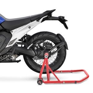 Paddockstativ med én svingarm kompatibel med BMW R 1300 GS / Adventure 23-25 ConStands Single-Classic rød