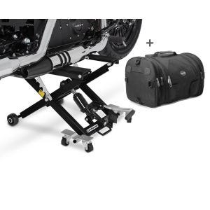 Set SM15 Hebebühne Mid-Lift XL schwarz und Hecktasche RB1 für Harley Davidson Freewheeler ConStands_1