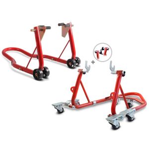 Motorrad Montageständer Set Constands MR1 Motorradständer vorne und hinten Rangierhilfe_1