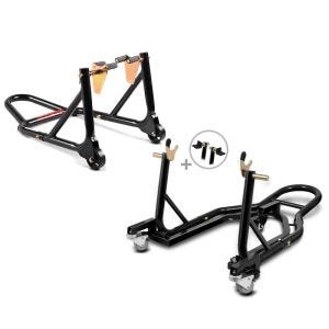 Motorrad Montageständer Set Constands MV2 Motorradständer vorne und hinten Rangierhilfe_0