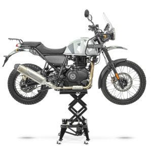 Motorsykkeljekk Enduro ConStands Crosslift XL Motocross saksejekk med ruller i sort DPLB3