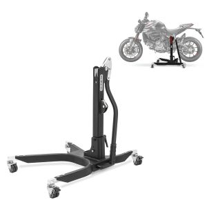 Sentralstativ egnet for Ducati Monster 937 21-23 svart motorsykkeljekk ConStands Power-Classic DPLP