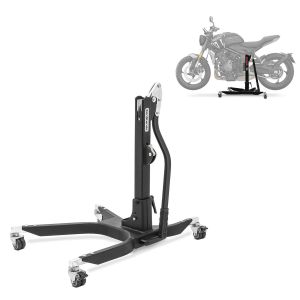Sentralstativ egnet for Triumph Trident 660 21-24 svart motorsykkeljekk ConStands Power-Classic DPLP