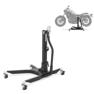 Sentralstativ egnet for Honda Rebel 500 CMX 17-23 svart motorsykkeljekk ConStands Power-Classic DPLP