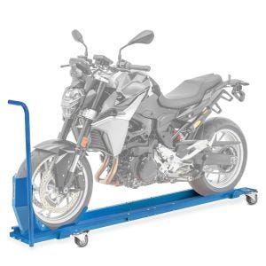 Motorsykkel manøvreringsskinne med rocker ConStands Smart Mover opptil 450 kg i blått