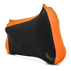 Motorsykkeldeksel som passer til KTM 1290 Super Duke GT Craftride Indoor XL-XXL i svart-oransje