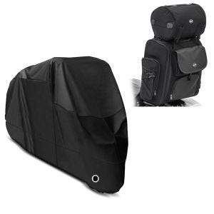 Set Abdeckplane + Sissybar Tasche für Honda Rebel 500 17-21 Craftride SXL_1