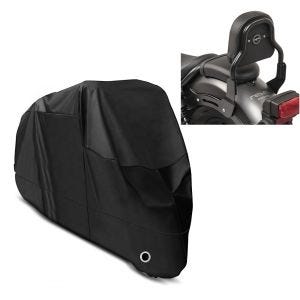 Set Abdeckplane + Sissy Bar XS3 für Honda Rebel 500 17-21 Craftride SXL_1