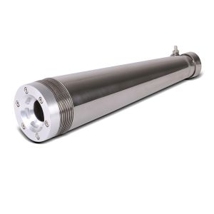 Craftride baklyddemper egnet for chopper / tilpasset sykkel Blackline eksosfelg rustfritt stål CB6629