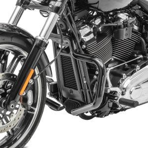 Crash bar egnet for Harley Davidson Softail Sport Glide 18-24 Craftride Mustache svart DPLB1