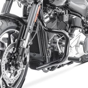 Crash bar egnet for Harley Davidson Softail Sport Glide 18-24 Craftride Moustache svart