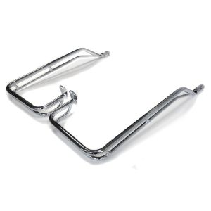 Sadelveske beskyttelsesstang egnet for Harley Davidson Road King 09-13 Craftride krom