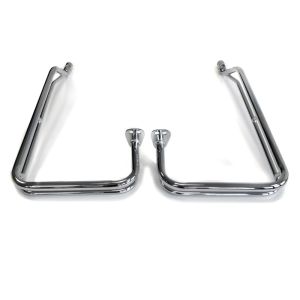 Sadelveske beskyttelsesstang egnet for Harley Davidson Touring 09-13 Craftride Twin Rail krom