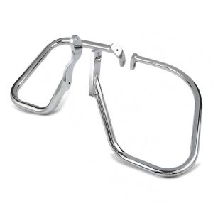 Sadelveske beskyttelsesstang egnet for Harley Davidson Heritage Softail Classic 00-17 krom Craftride