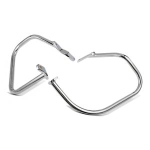 Sadelbag beskyttelsesstang som passer til Harley Davidson Softail 00-17 krom Craftride