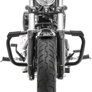 Crash bar egnet for Harley Davidson Sportster 883 Iron (XL 883 N) 09-20 Craftride Moustache svart