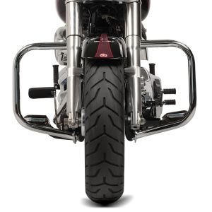 Crash bar egnet for Harley Davidson Heritage Softail Classic 00-17 Craftride ST2 krom