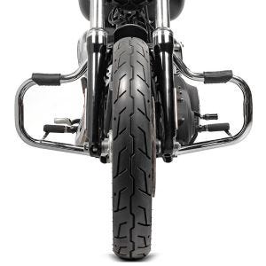 Crash bar egnet for Harley Davidson Dyna 06-17 Craftride Moustache krom