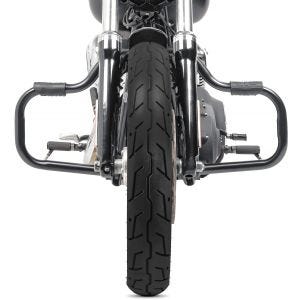 Crash bar egnet for Harley Davidson Dyna Super Glide Custom 06-15 Craftride Moustache svart