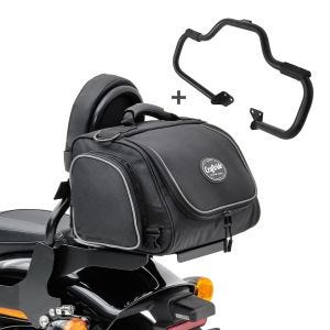 Set STM8 Sturzbügel Mustache und Hecktasche TM2 für Harley Dyna Switchback 12-16 Craftride_1