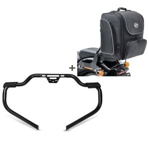 Set STM29 Sturzbügel Mustache mit Hecktasche TM4 für Harley Breakout / 114 18-21 Craftride_1
