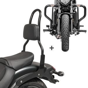 Sissybar Set für Kawasaki Vulcan S / Café 15-20 mit Sturzbügel Craftride  RH11-3_1