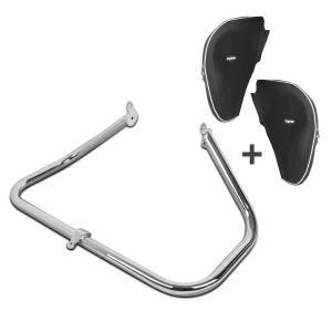 Sturzbügel Set für Harley Davidson Touring 09-20 mit Spritzschutz Craftride S-Y3_1