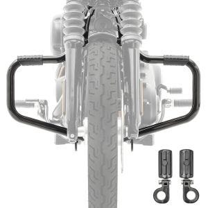 Set Sturzbügel 32 mm + Fußrasten CF15 für Harley Softail Standard 20-21_1