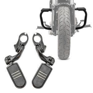 Crash bar med fotstøtter 32mm sett egnet for choppers / custom sykler 04-20 Craftride FM2 Moustache svart