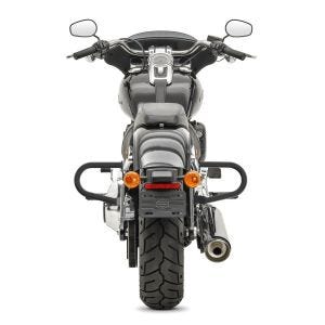 Sadelveske beskyttelsesstang egnet for Harley Davidson Sport Glide 18-24 koffertbeskyttelsesstang Craftride TG7 svart DPLU3