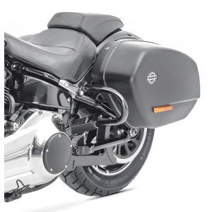 Sadelveske beskyttelsesstang egnet for Harley Davidson Sport Glide 18-24 koffertbeskyttelsesstang Craftride TG7 svart DPLB2