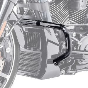 Crash bar Chopped egnet for Harley Davidson Touring 14-24 motorbeskyttelse Craftride CH4 svart