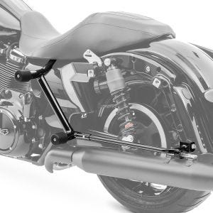 Sidekoffert crash bar egnet for Harley Davidson Road King Special 18-24 salveske crash bar Craftride SR12