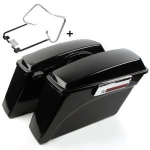 Seitenkoffer für Harley Electra Glide Standard 97-08 mit Kofferträger BC_0