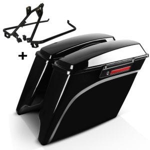Seitenkoffer Stretched für Harley Electra Glide Standard 09-10 mit Kofferträger LB_0
