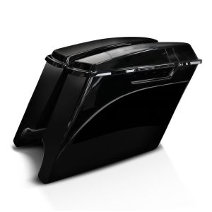 Seitenkoffer Stretched für Harley Road King 94-13 lackiert, o. Verschluss_0