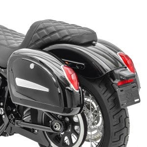 Sidevesker egnet for chopper / tilpasset sykkel hard case sett Craftride Michigan CB34167